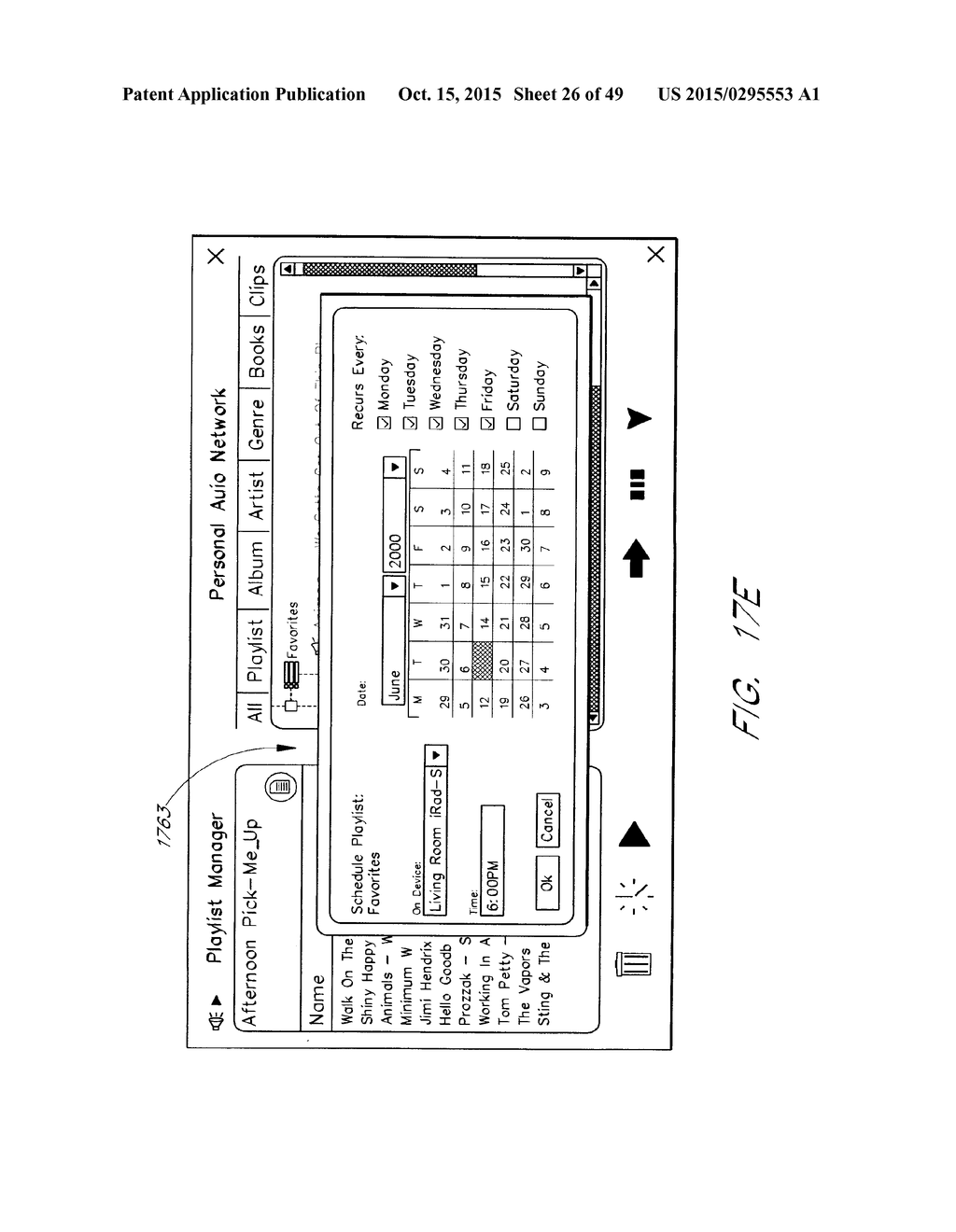 Unitary Electronic Speaker Device For Receiving An Assignment Of A     Playlist From A Home Personal Computer And Rendering The Playlist - diagram, schematic, and image 27