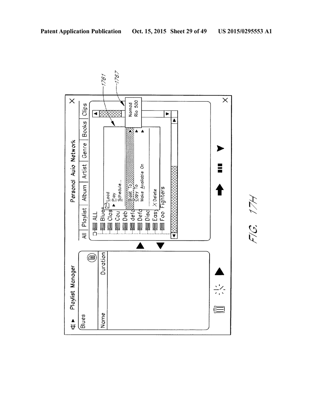 Unitary Electronic Speaker Device For Receiving An Assignment Of A     Playlist From A Home Personal Computer And Rendering The Playlist - diagram, schematic, and image 30