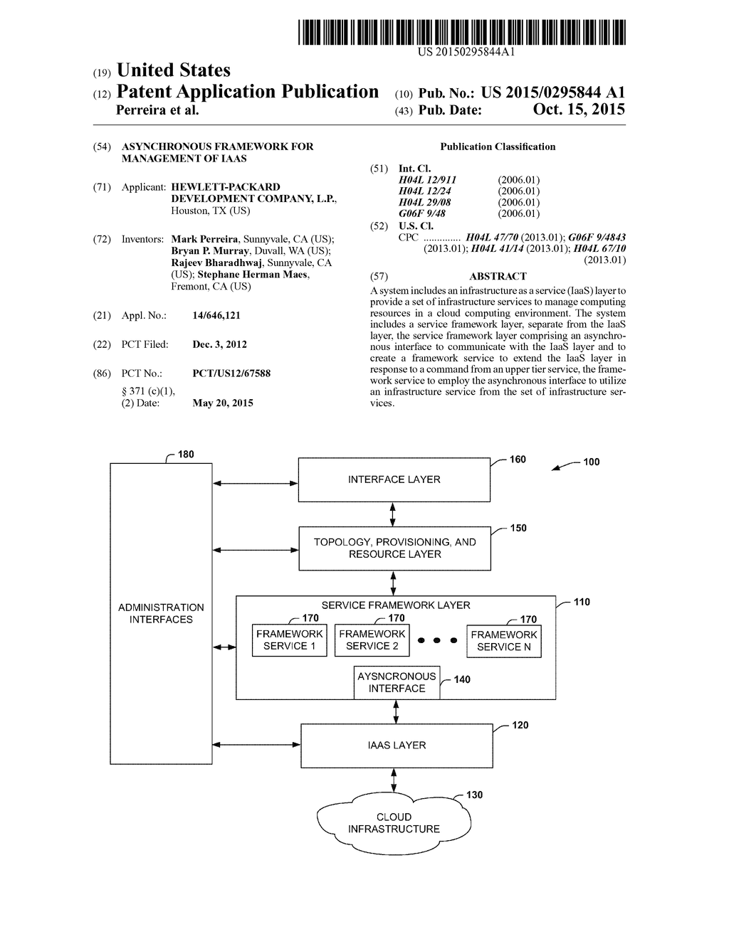 ASYNCHRONOUS FRAMEWORK FOR MANAGEMENT OF IAAS - diagram, schematic, and image 01