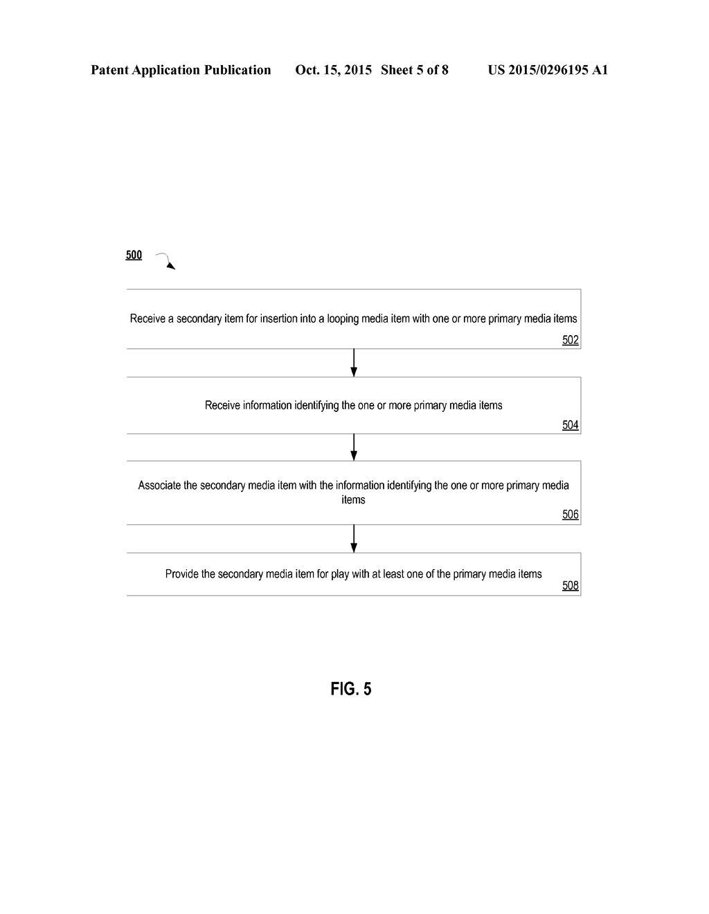 DISPLAYING CONTENT BETWEEN LOOPS OF A LOOPING MEDIA ITEM - diagram, schematic, and image 06