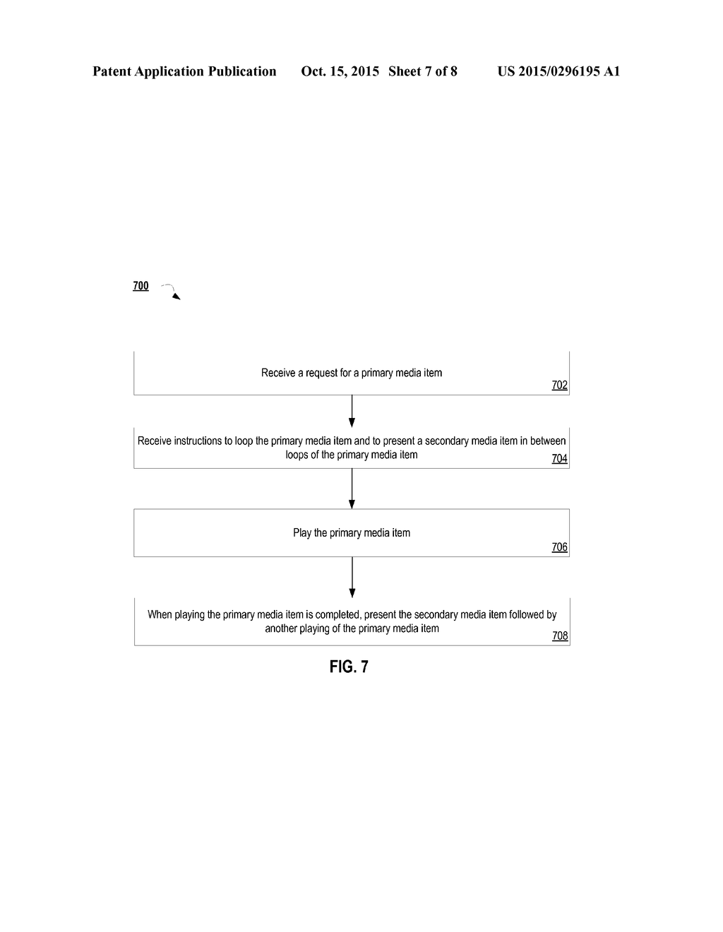 DISPLAYING CONTENT BETWEEN LOOPS OF A LOOPING MEDIA ITEM - diagram, schematic, and image 08