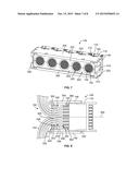 CABLE BACKPLANE SYSTEM HAVING A STRAIN RELIEF COMPONENT diagram and image