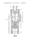 Syringe Adapter with Disconnection Feedback Mechanism diagram and image