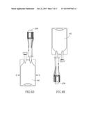 LIQUID DRUG TRANSFER DEVICES EMPLOYING MANUAL ROTATION FOR DUAL FLOW     COMMUNICATION STEP ACTUATIONS diagram and image