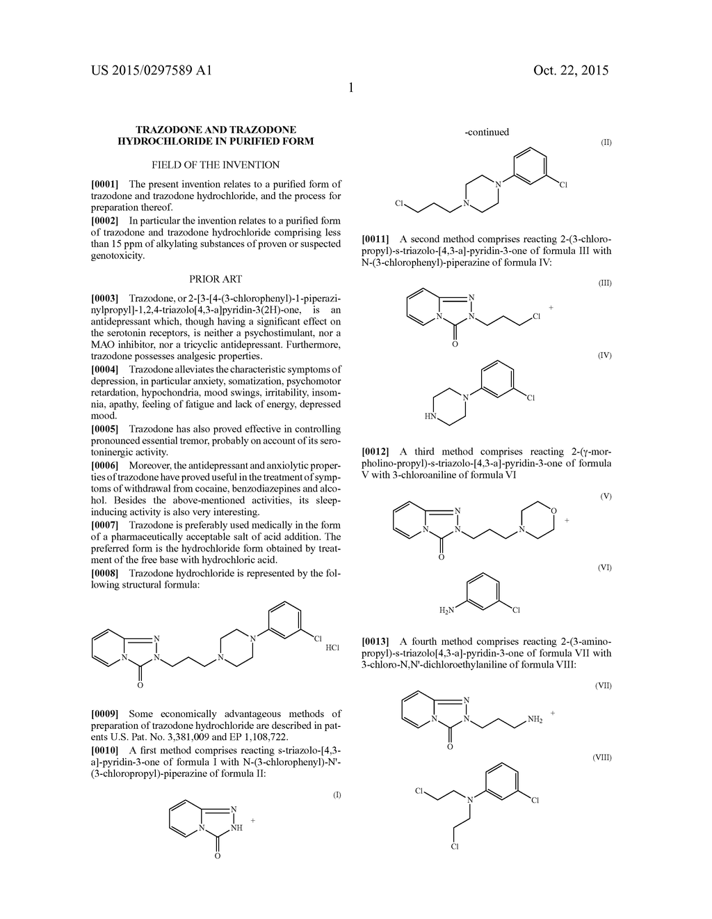 TRAZODONE AND TRAZODONE HYDROCHLORIDE IN PURIFIED FORM - diagram, schematic, and image 02
