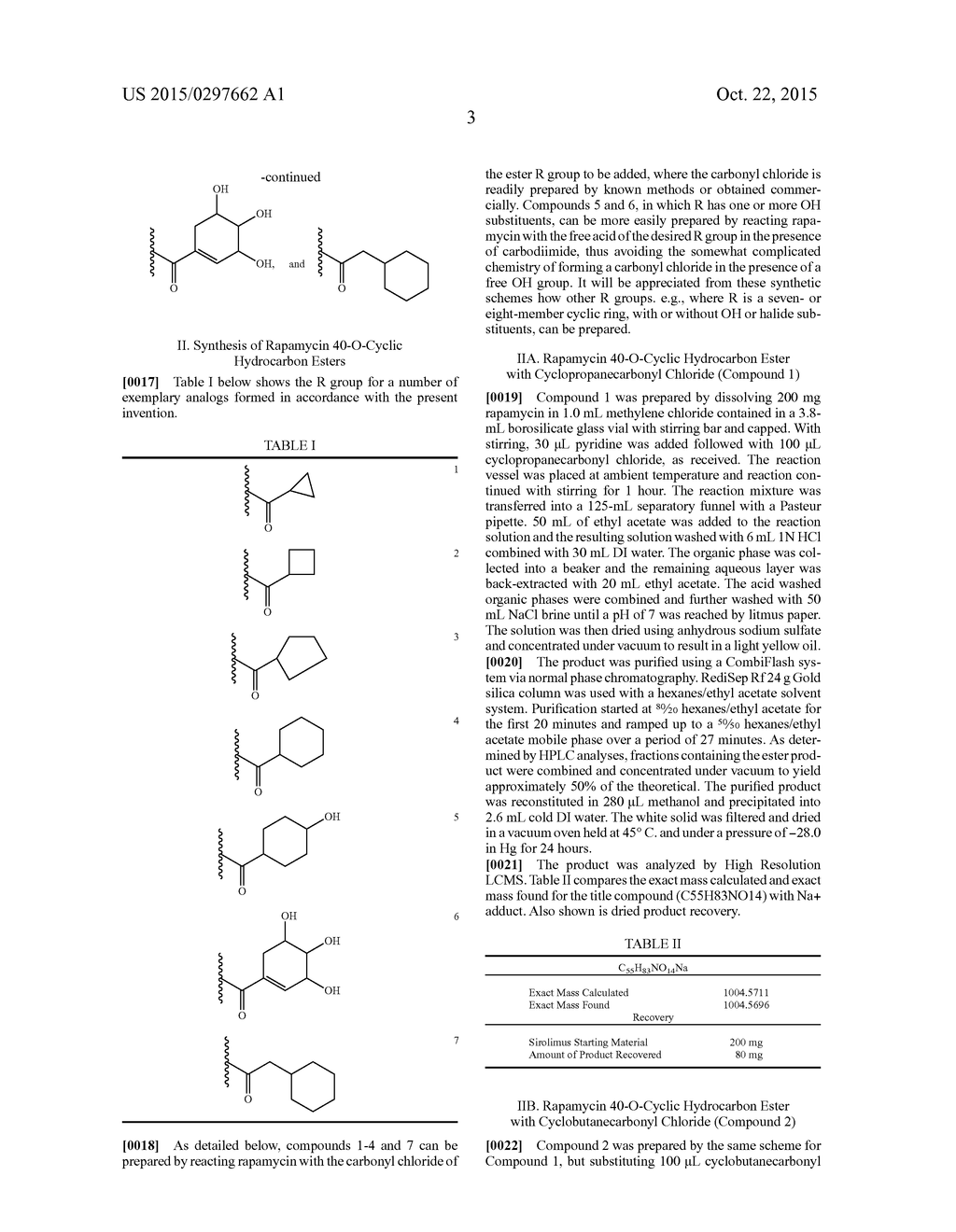 RAPAMYCIN 40-O-CYCLIC HYDROCARBON ESTERS, COMPOSITIONS AND METHODS - diagram, schematic, and image 06