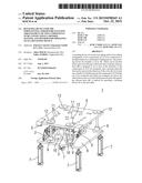 RETAINING DEVICE FOR THE FORM-FITTING AND/OR FORCE-FITTING ARRANGEMENT OF     TWO COMPONENTS TO BE CONNECTED IN A BONDED MANNER, AND METHOD FOR     OPERATING SUCH A RETAINING DEVICE diagram and image