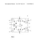 RETAINING DEVICE FOR THE FORM-FITTING AND/OR FORCE-FITTING ARRANGEMENT OF     TWO COMPONENTS TO BE CONNECTED IN A BONDED MANNER, AND METHOD FOR     OPERATING SUCH A RETAINING DEVICE diagram and image