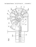 MACHINE AND METHOD FOR REDUCING PARTS OF TIRES TO PIECES AT THE END OF     LIFE diagram and image