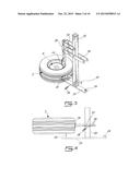 DEVICE FOR UNSEATING TIRE BEADS FROM RIMS diagram and image