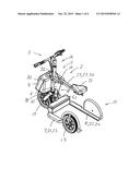 Vehicle with a driving device thats engages when the operator sits diagram and image