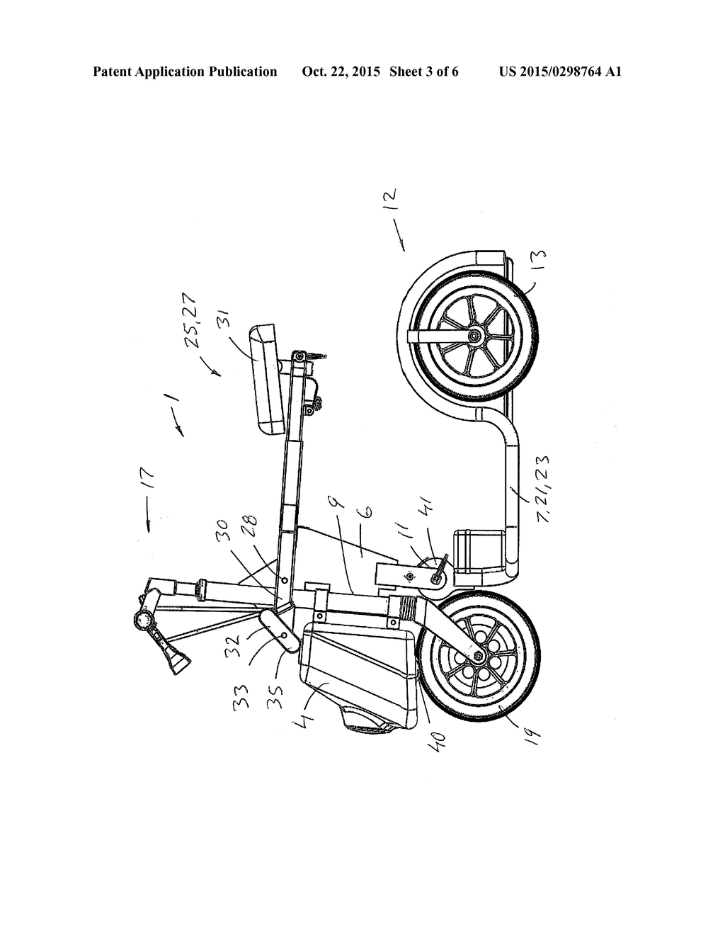 Vehicle with a driving device thats engages when the operator sits - diagram, schematic, and image 04