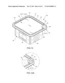 TAMPER-PROOF AND EASY-OPEN SEALING TYPE FOOD CONTAINER diagram and image