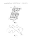 PAPER SHEET TYPE MEDIUM STACKING DEVICE diagram and image