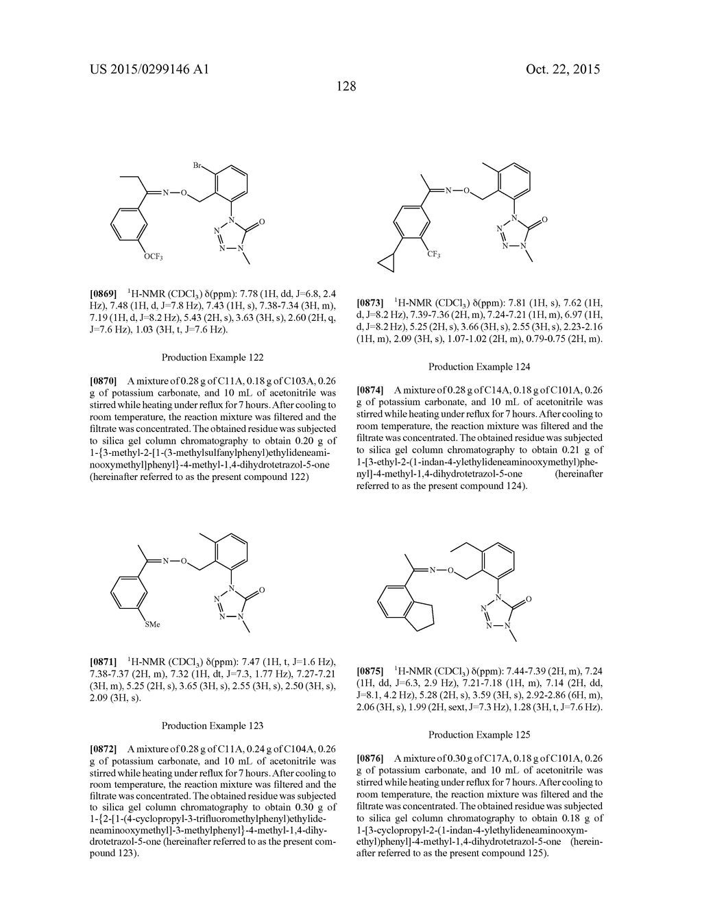 TETRAZOLINONE COMPOUND AND APPLICATIONS THEREOF - diagram, schematic, and image 129