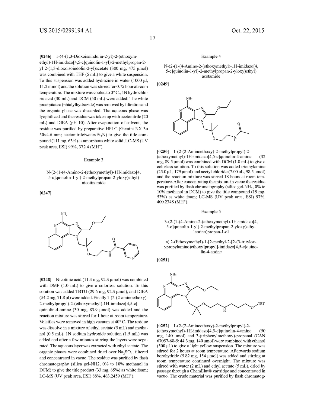 4-AMINO-IMIDAZOQUINOLINE COMPOUNDS - diagram, schematic, and image 18