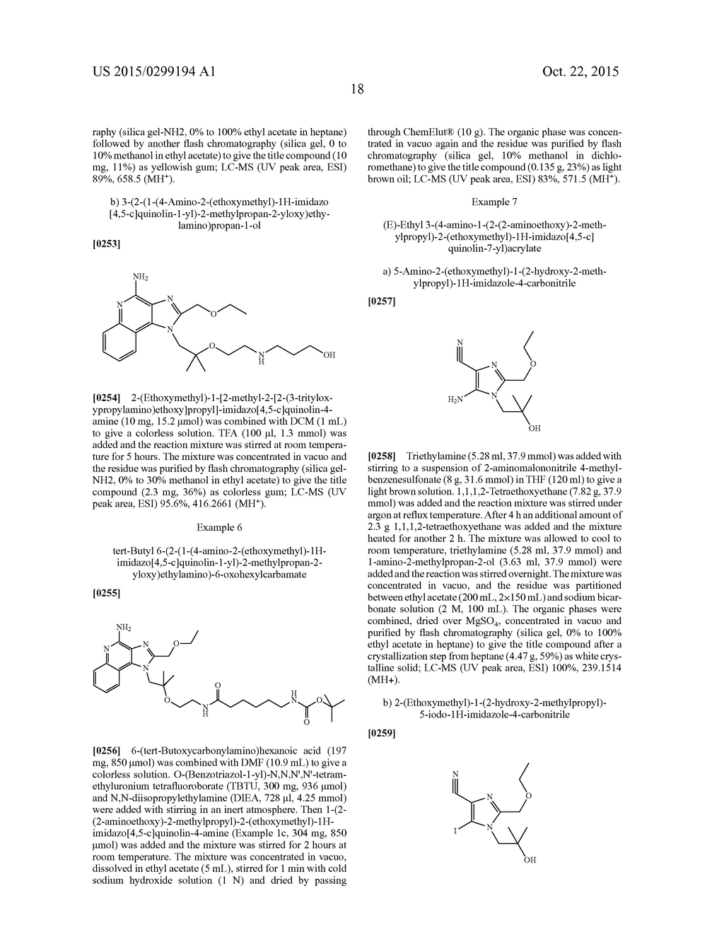 4-AMINO-IMIDAZOQUINOLINE COMPOUNDS - diagram, schematic, and image 19