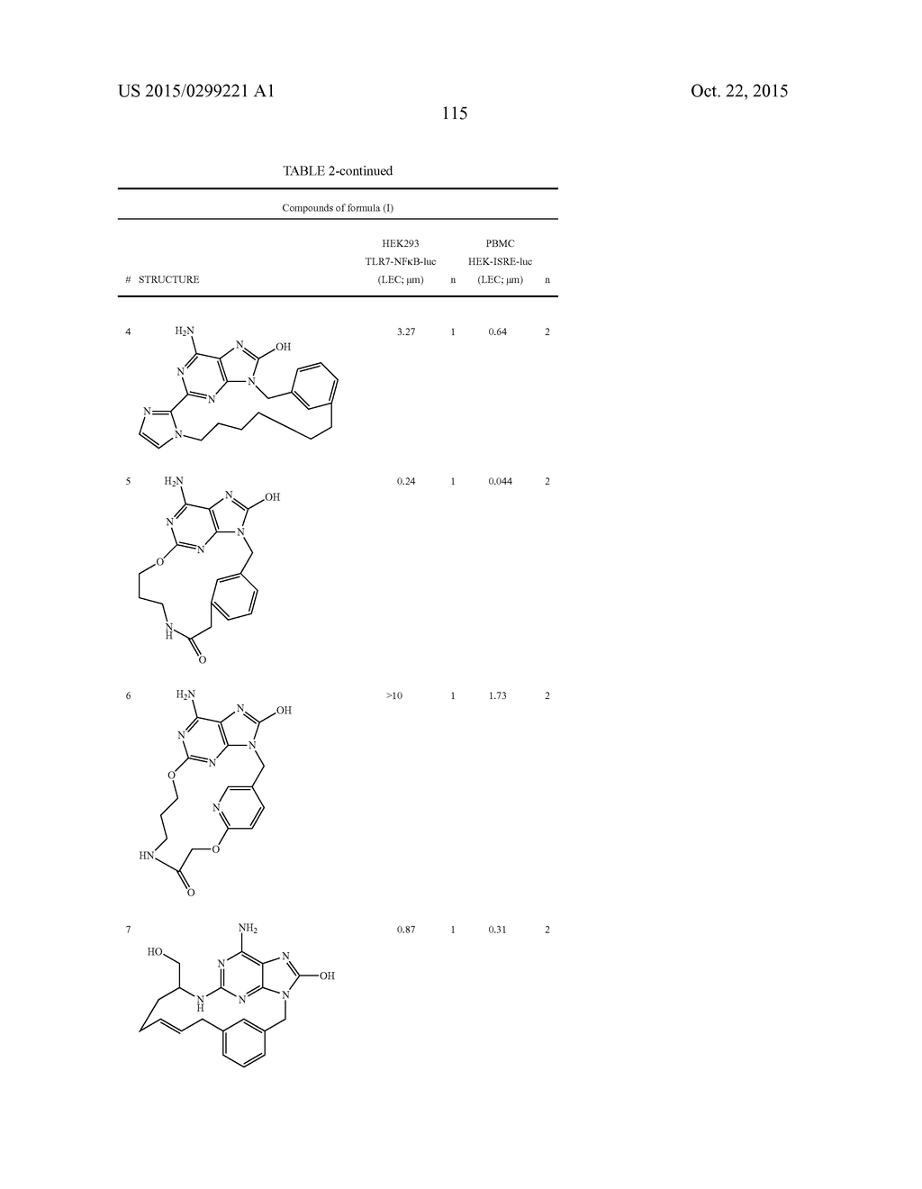 MACROCYCLIC PURINES FOR THE TREATMENT OF VIRAL INFECTIONS - diagram, schematic, and image 116