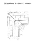 Inside Corner Piece For Rain Gutters And Method Of Manufacture diagram and image