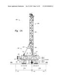 MOBILE DRILLING RIG WITH TELESCOPING SUBSTRUCTURE BOXES diagram and image