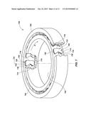 BEARING ASSEMBLIES INCLUDING SUPERHARD BEARING ELEMENTS CONFIGURED TO     PROMOTE LUBRICATION AND/OR COOLING THEREOF, BEARING APPARATUS INCLUDING     THE SAME, AND RELATED METHODS diagram and image