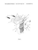 Ergonomic Firearm Forward Grip diagram and image