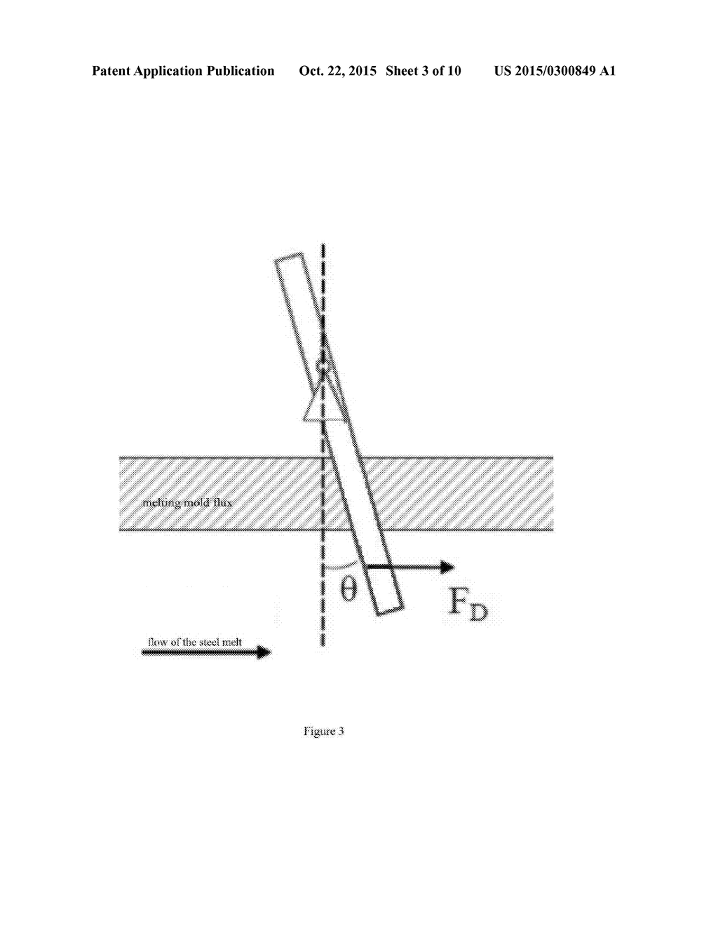 DEVICE AND METHOD FOR MEASURING FLOW RATE OF STEEL MELT NEAR THE SURFACE     THEREOF - diagram, schematic, and image 04