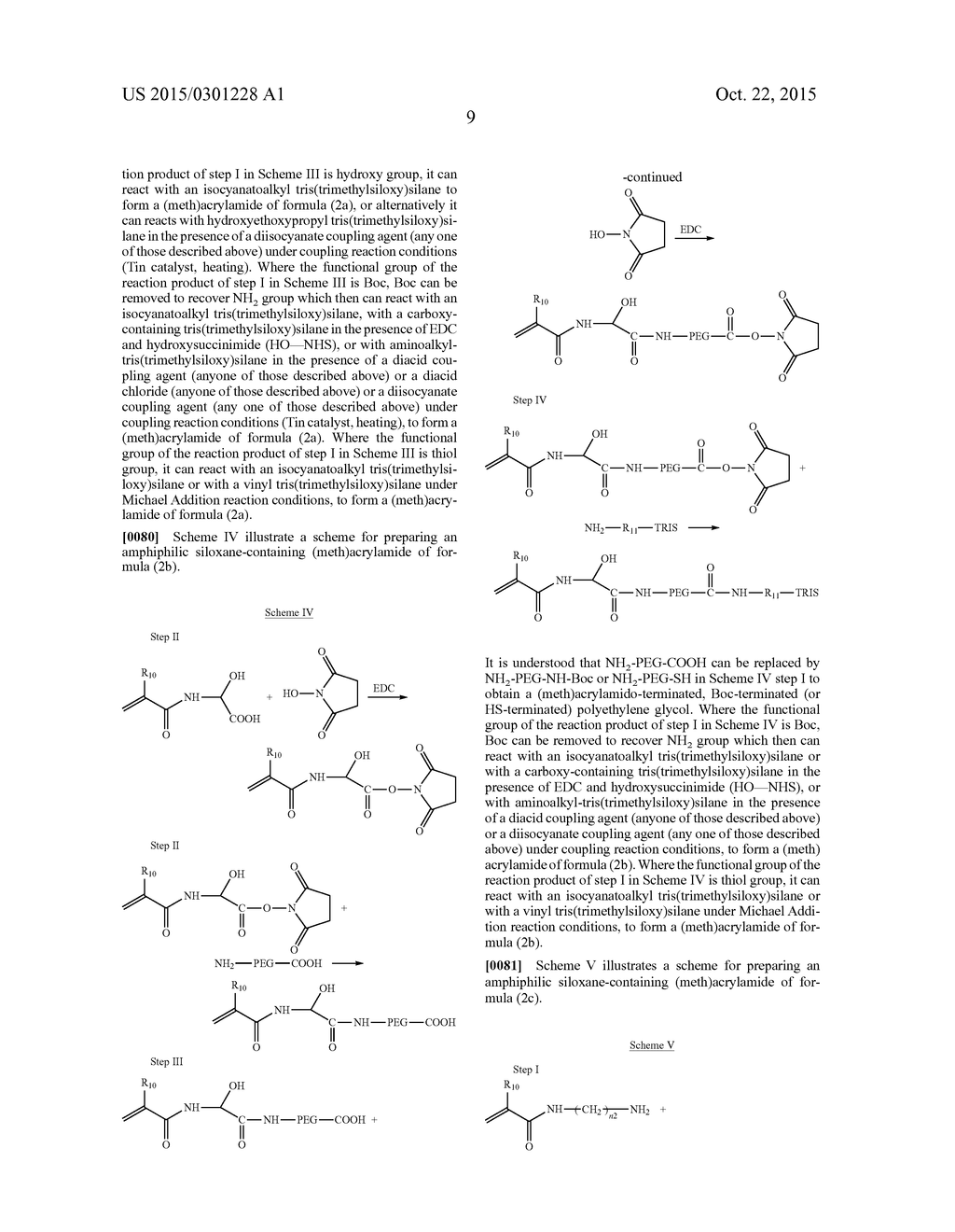 AMPHIPHILIC SILOXANE-CONTAINING (METH)ACRYLAMIDES AND USES THEREOF - diagram, schematic, and image 10