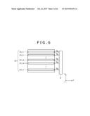 DISPLAY DEVICE WITH CAPACITIVE TOUCH SENSOR WITH SLIT FORMED IN A SURFACE     OF A DETECTNG ELECTRODE OPPOSED TO A SCANNING ELECTRODE TO REALIZE     DETECTION WITH HIGH ACCURACY diagram and image