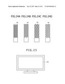 DISPLAY DEVICE WITH CAPACITIVE TOUCH SENSOR WITH SLIT FORMED IN A SURFACE     OF A DETECTNG ELECTRODE OPPOSED TO A SCANNING ELECTRODE TO REALIZE     DETECTION WITH HIGH ACCURACY diagram and image