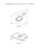 EAS DEVICE HAVING INTERCHANGEABLE CONTOURED BASE diagram and image