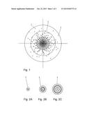 METHOD OF DISPLAYING EXISTENCE PROBABILITY OF ELECTRON IN HYDROGEN ATOM diagram and image