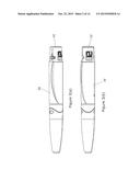 PEN-TYPE DRUG INJECTOR WITH DOSE ENCODER HAVING PIEZOELECTRIC TRANSDUCERS     AND ALPHANUMERIC SEGMENTED ELECTRONIC DISPLAY THEREFOR diagram and image