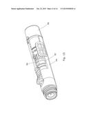 PEN-TYPE DRUG INJECTOR WITH DOSE ENCODER HAVING PIEZOELECTRIC TRANSDUCERS     AND ALPHANUMERIC SEGMENTED ELECTRONIC DISPLAY THEREFOR diagram and image