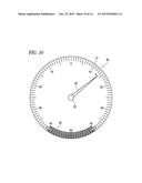 DISPLAY DEVICE FOR MEASURING INSTRUMENT, MEASURING INSTRUMENT, METHOD OF     ANALOGICALLY DISPLAYING MEASURED VALUE, AND PROGRAM OF ANALOGICALLY     DISPLAYING MEASURED VALUE diagram and image