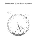 DISPLAY DEVICE FOR MEASURING INSTRUMENT, MEASURING INSTRUMENT, METHOD OF     ANALOGICALLY DISPLAYING MEASURED VALUE, AND PROGRAM OF ANALOGICALLY     DISPLAYING MEASURED VALUE diagram and image