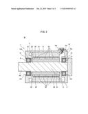 ELECTRIC MOTOR WITH SCATTER PREVENTING MEMBER OF BEARING PART diagram and image