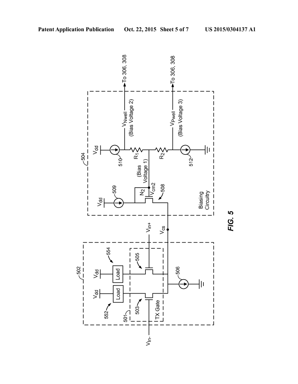 TRANSMISSION GATE FOR BIAS VOLTAGE GENERATION - diagram, schematic, and image 06