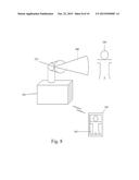 Automatically Adjustable Projector with Wireless Data Stream diagram and image