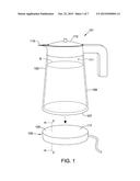 PORTABLE CONTAINER SYSTEM FOR HEATING A BEVERAGE diagram and image