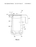 PORTABLE CONTAINER SYSTEM FOR HEATING A BEVERAGE diagram and image