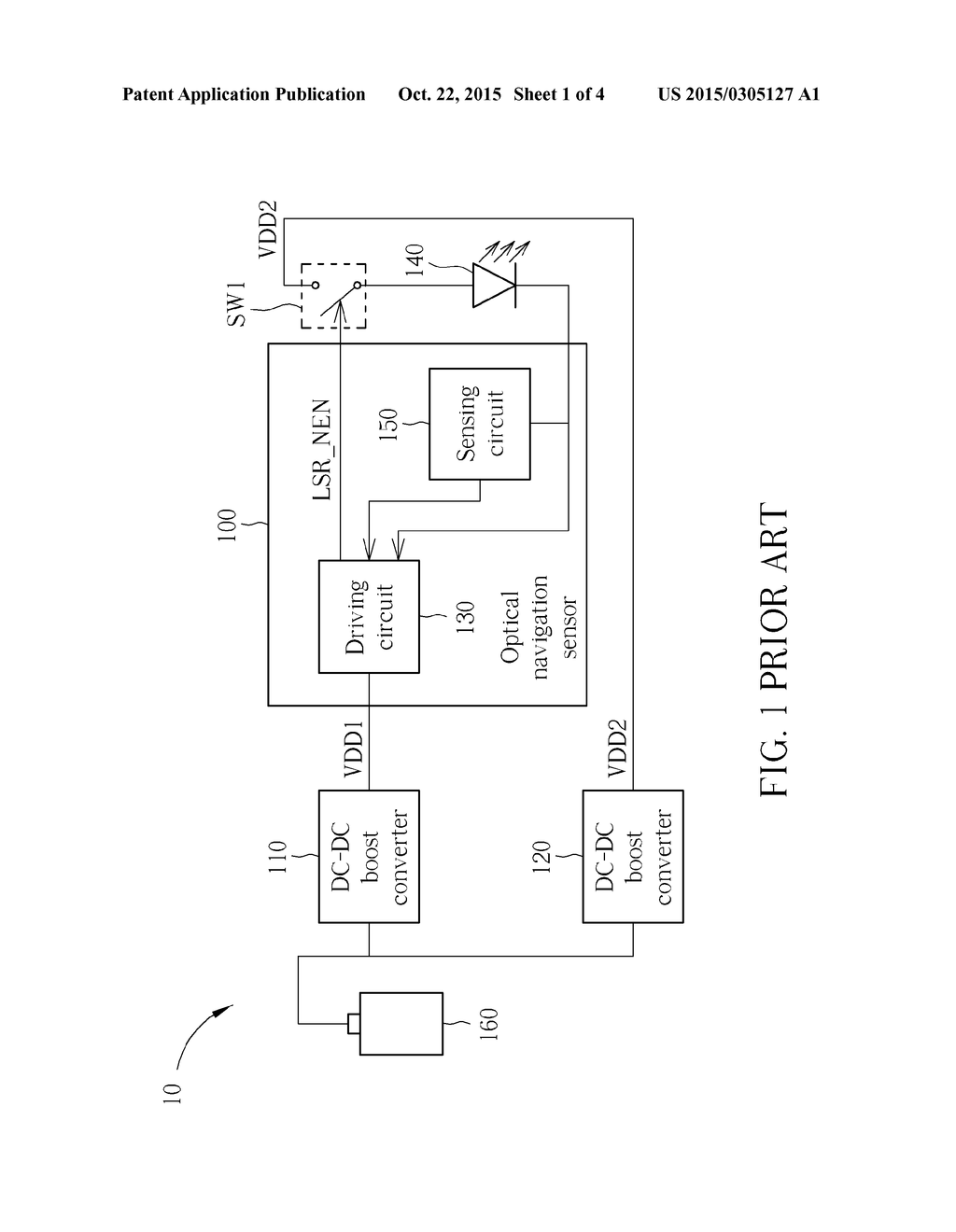 OPTICAL NAVIGATION SENSOR WITH INTEGRATED CHARGE PUMP - diagram, schematic, and image 02