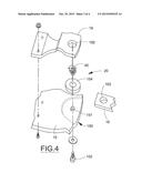 SPRING PLATE CONFIGURED TO OVERLAP WITH ASYMMETRIC/ECCENTRIC QUICK CHANGE     KNIFE NUT FOR PROPER ASSEMBLY diagram and image