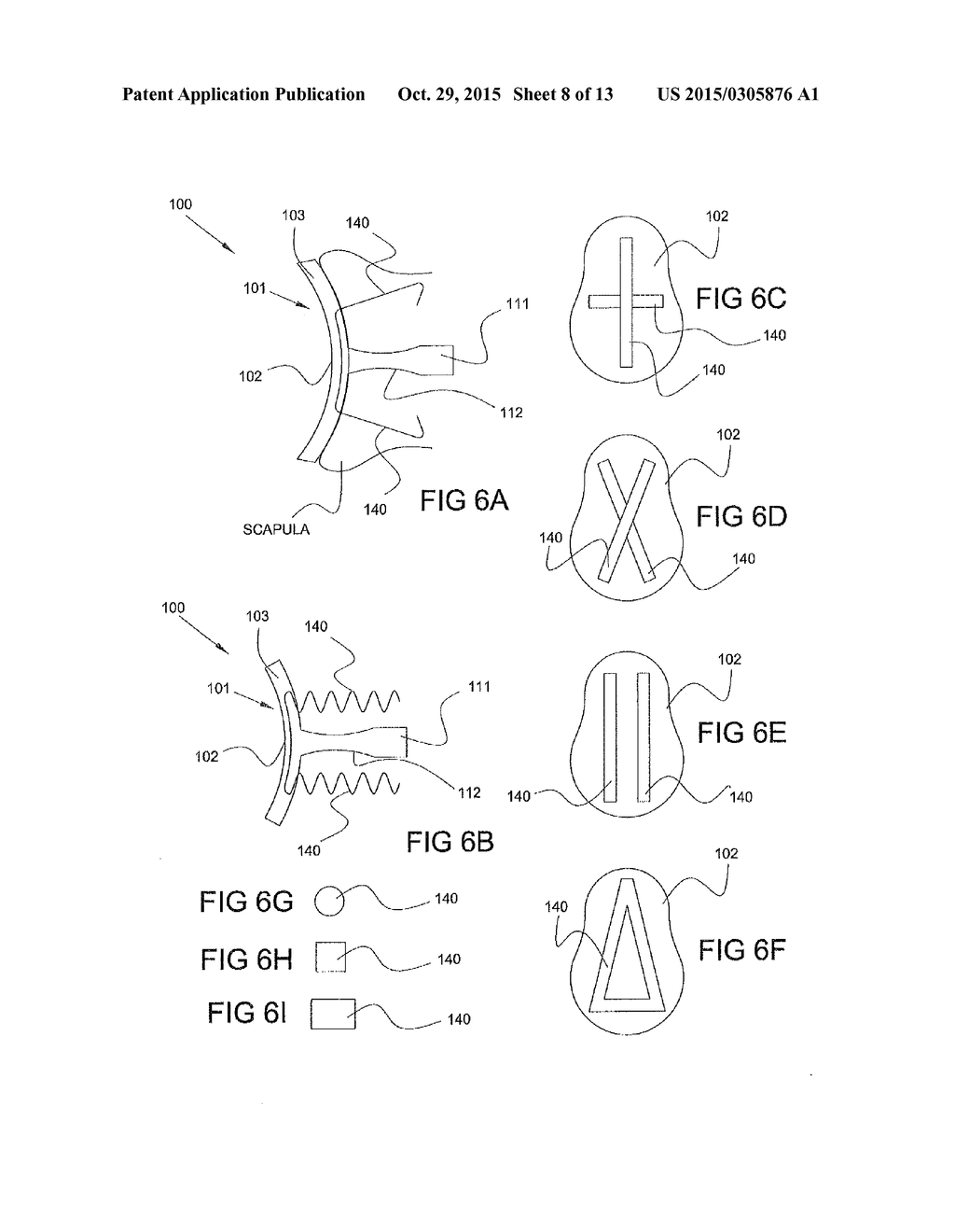 IMPLANTABLE GLENOID PROSTHESES - diagram, schematic, and image 09