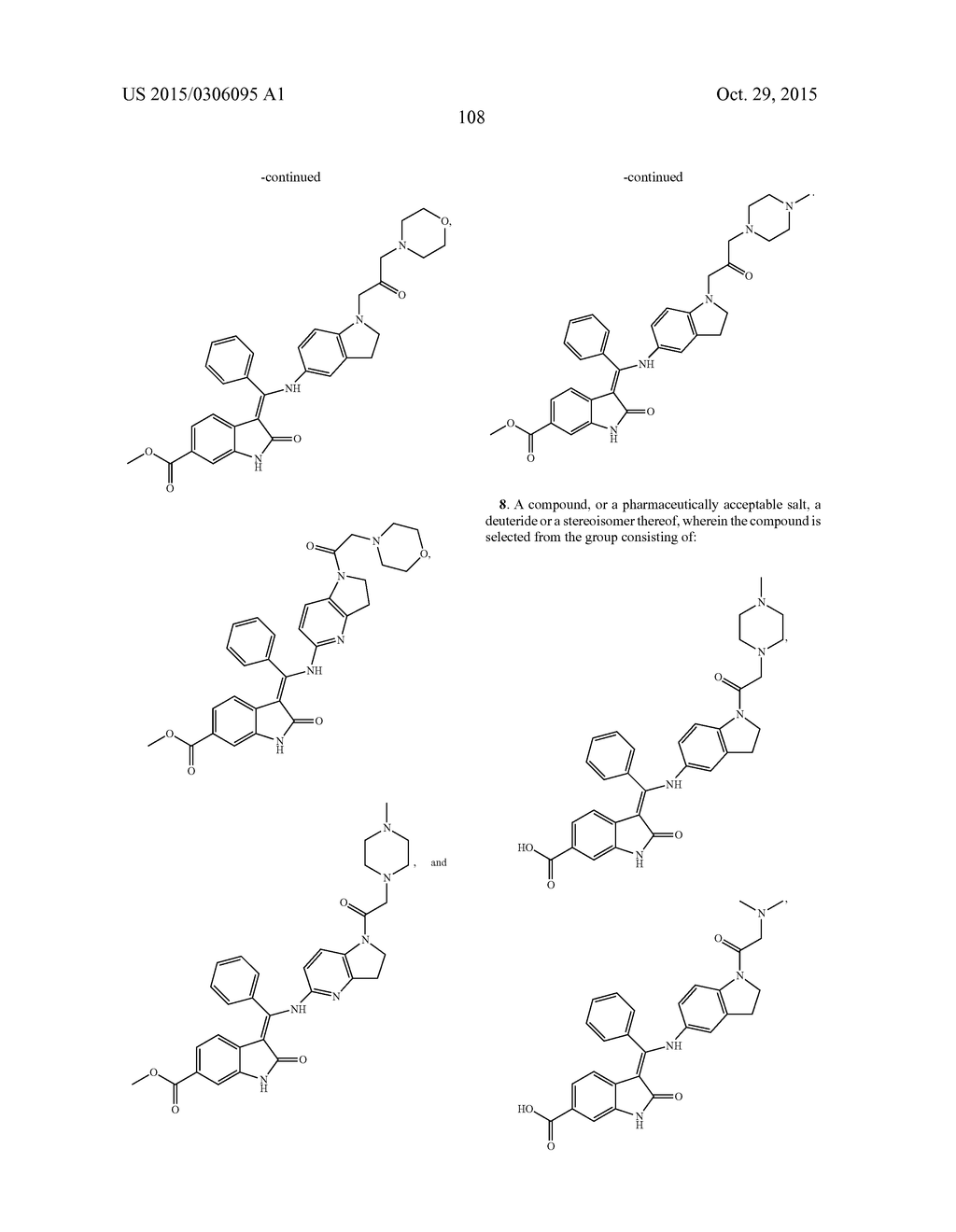 An Indolinone Derivative As Tyrosine Kinase Inhibitor - diagram, schematic, and image 109