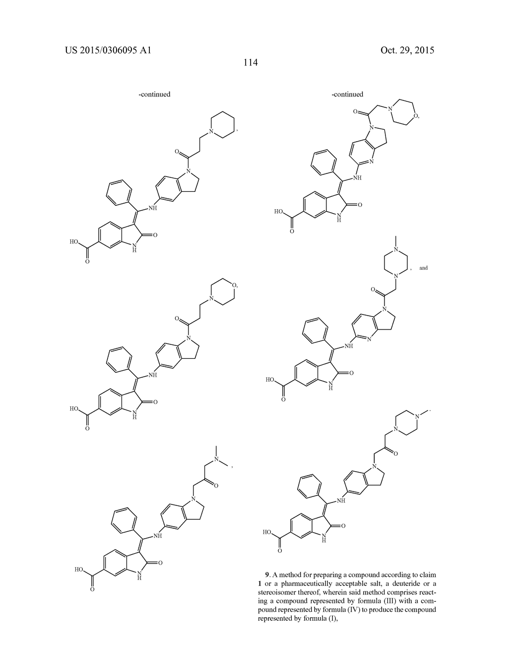 An Indolinone Derivative As Tyrosine Kinase Inhibitor - diagram, schematic, and image 115