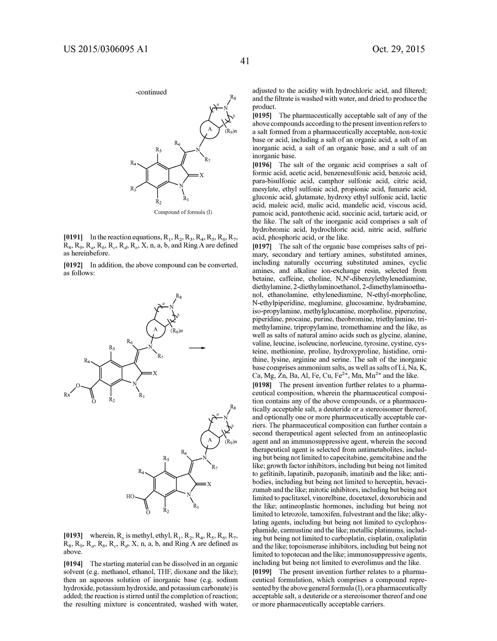 An Indolinone Derivative As Tyrosine Kinase Inhibitor - diagram, schematic, and image 42