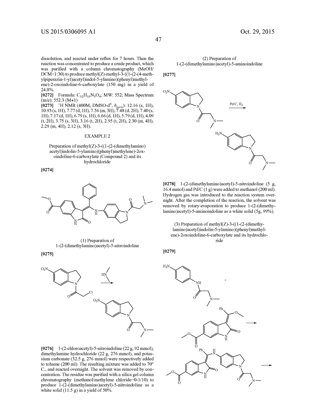 An Indolinone Derivative As Tyrosine Kinase Inhibitor - diagram, schematic, and image 48