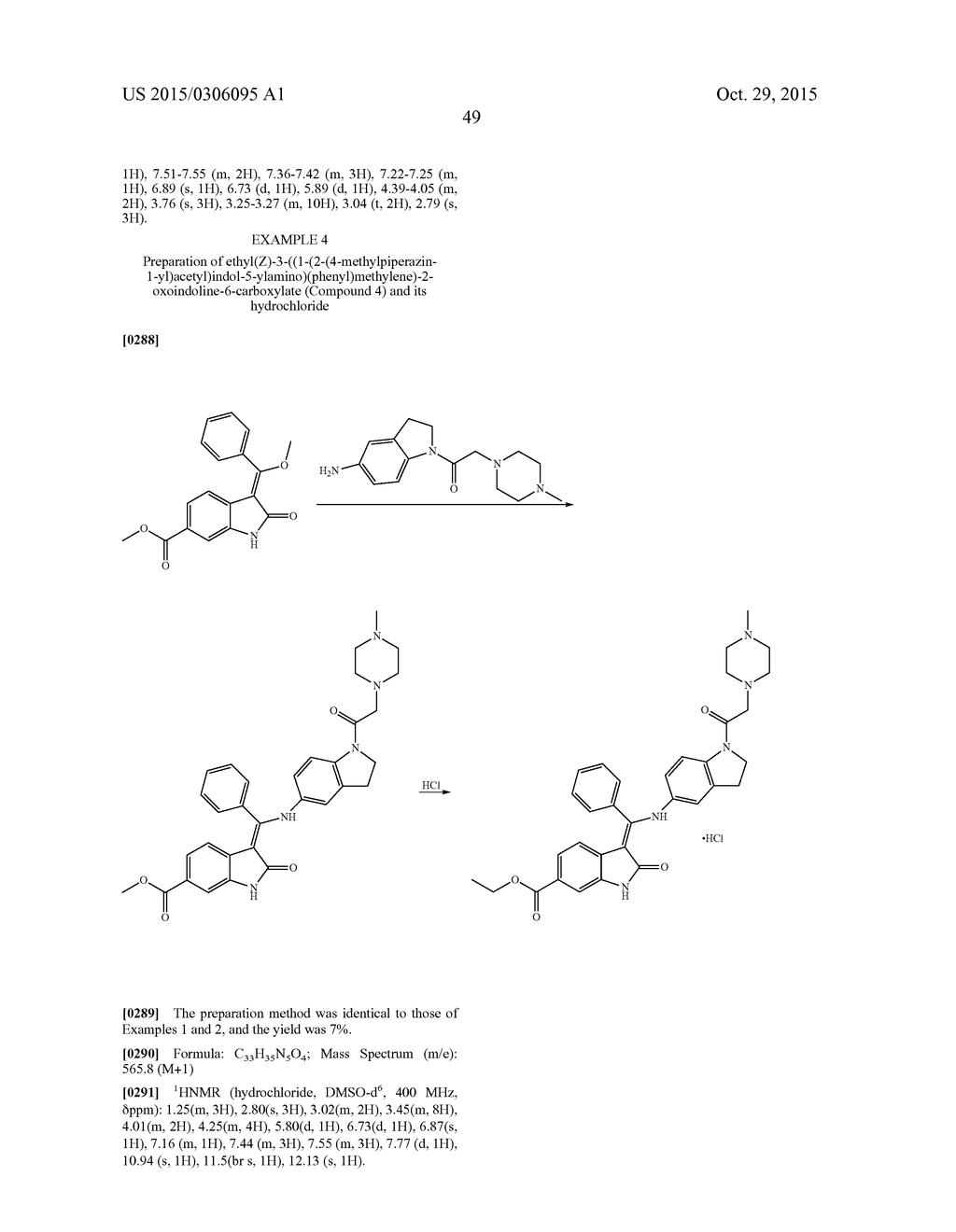 An Indolinone Derivative As Tyrosine Kinase Inhibitor - diagram, schematic, and image 50