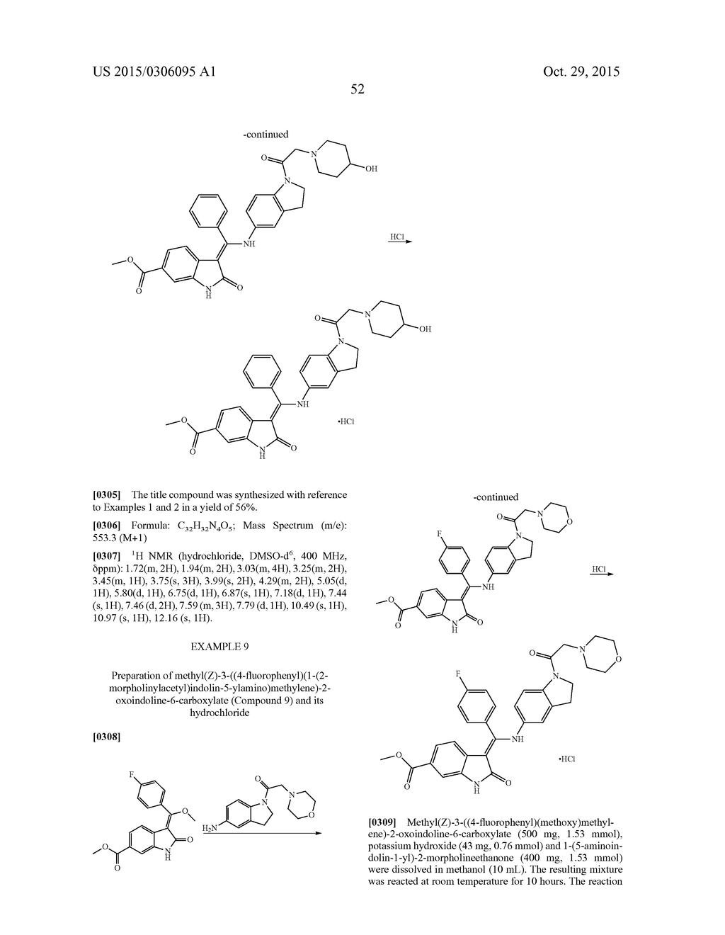 An Indolinone Derivative As Tyrosine Kinase Inhibitor - diagram, schematic, and image 53